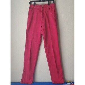 VTG Wrangler Silver Lake Red Bareback Jeans High Rise Made in USA 11/12x34